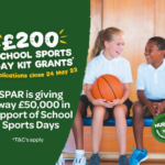 Spar is giving out £50,000 grants to support school sports in the UK